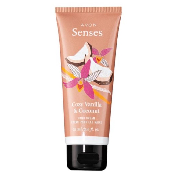 Avon Bath & Body Avon Sense Cozy Vanilla Coconut Hand Cream Size 25